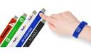 Custom Wrist Band USB Drives for Business logo